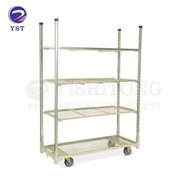 Горячая оцинкованная тележка для цветов