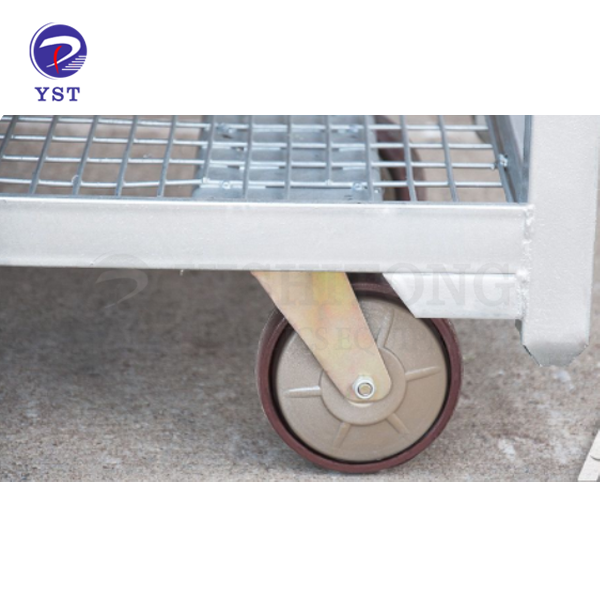 Wire Mesh Cart For Transporting Plants